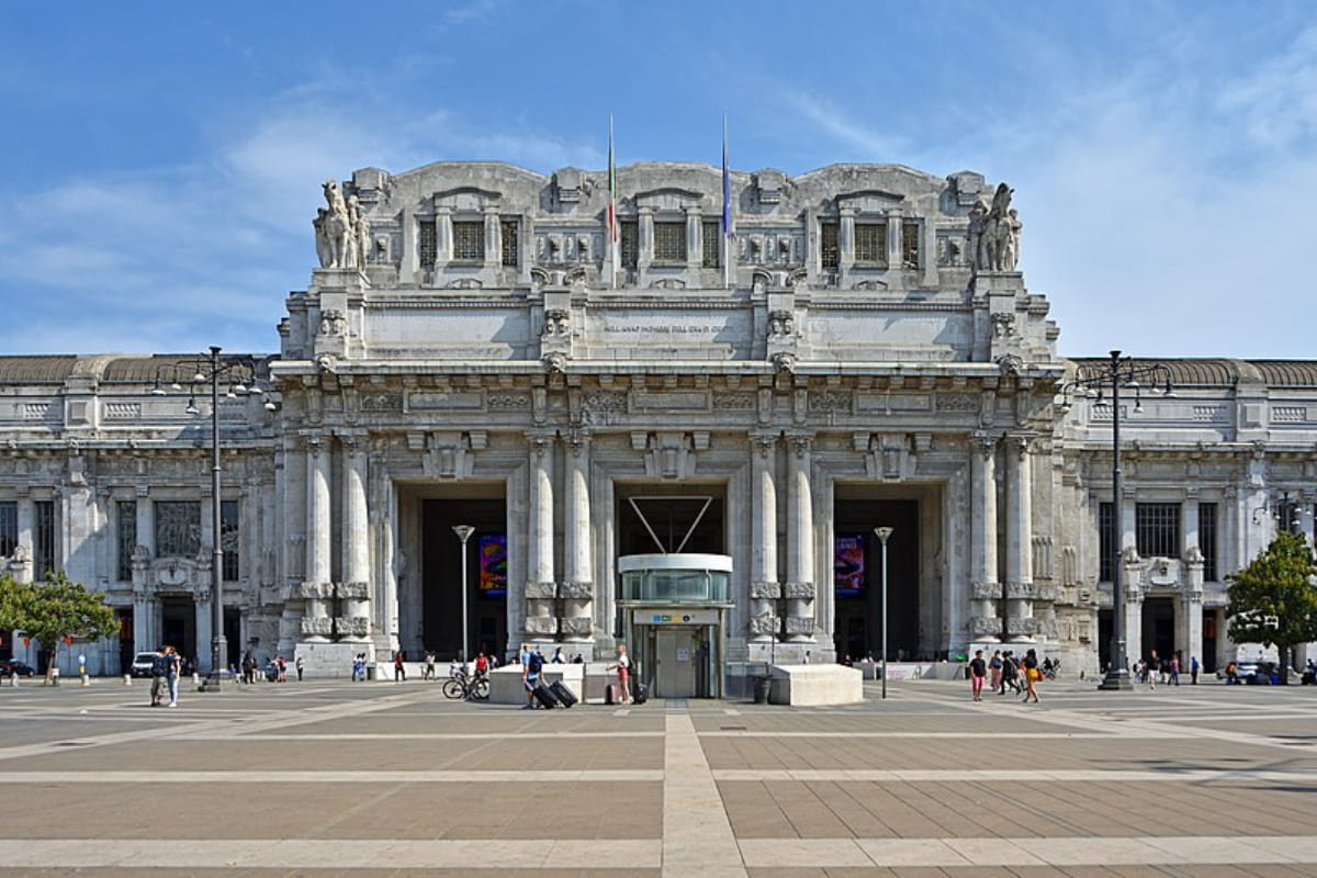 Stazione di Milano Centrale Conexión de Milán con el mundo