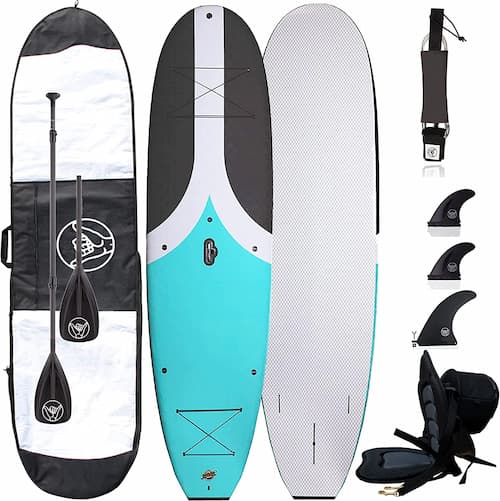 Tabla-de-remo-con-base-blanda-10-4-x-32 Precios de tablas de paddle surf o kayak de remo