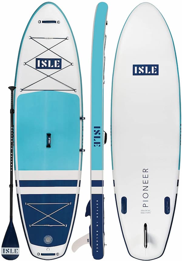 Tabla-de-remo-inflable-ISLE-Pioneer-10-6-x-34 Precios de tablas de paddle surf o kayak de remo