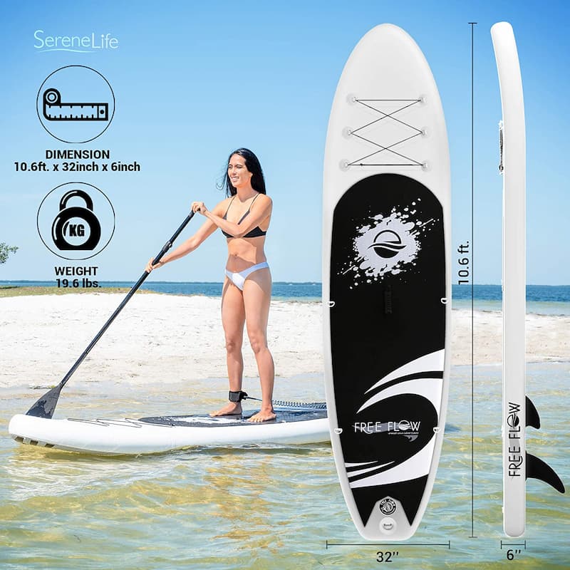 Tablas-de-surf-remo-SereneLife- Precios de tablas de paddle surf o kayak de remo