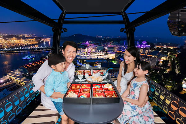 Teleferico-Sky-Dining-lugares-para-cenar-en-Singapur-3 7 Maravillosos lugares para cenar en Singapur