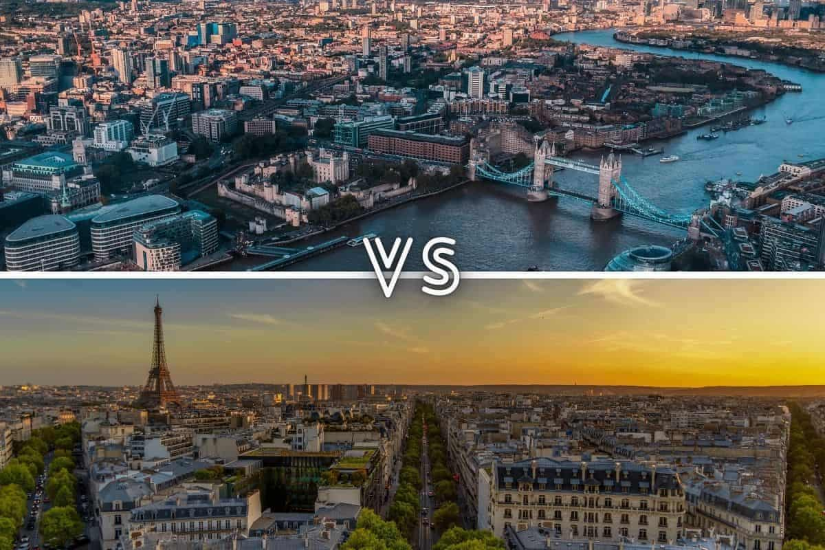 Diferencias entre Londres y París que debes conocer