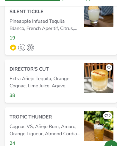 sugar-menu-cocteles 7 Mejores bares de cócteles en Miami: Mixología de lujo en la ciudad del sol