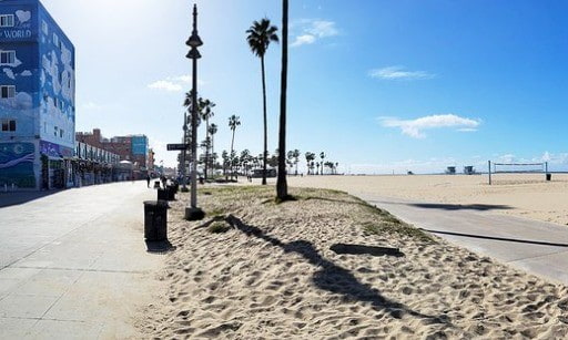 Playa-Venecia-playas-del-sur-de-California 20 Destacadas playas del sur de California para disfrutar del sol y las olas