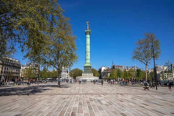 Place-de-la-Bastille-Distritos-de-Paris Distritos de París: Guía para explorar cada rincón