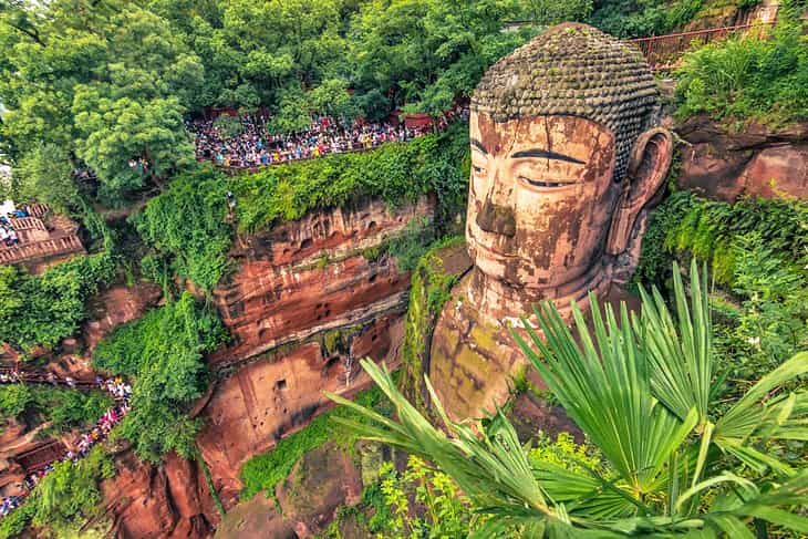 Buda-gigante-de-Leshan-Sichuan Espectaculares lugares de China para fotografiar