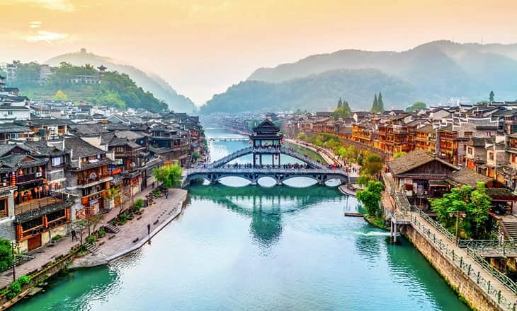 Ciudad-antigua-de-Fenghuang-Hunan Espectaculares lugares de China para fotografiar