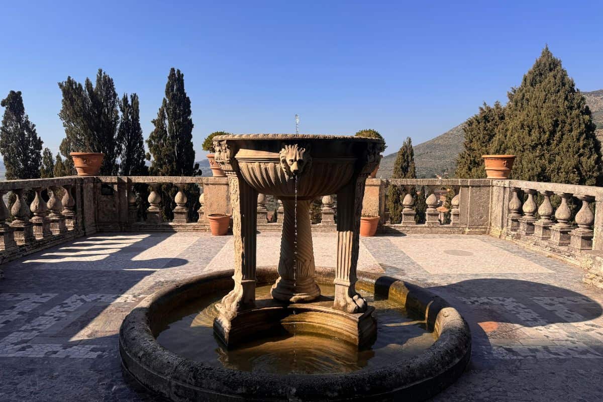 Encantadores jardínes cerca de Roma