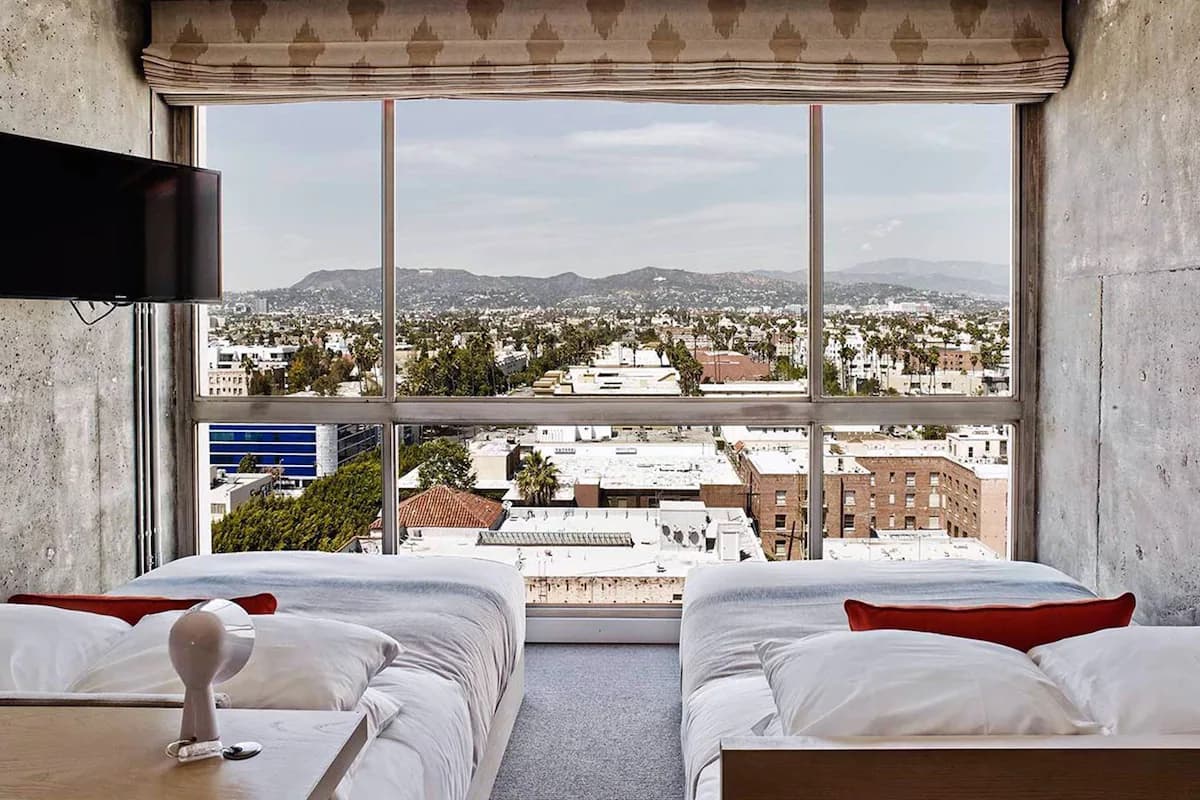 Hotel-The-Line-habitaciones 14 hoteles boutique en Los Ángeles que destacan por su encanto y estilo