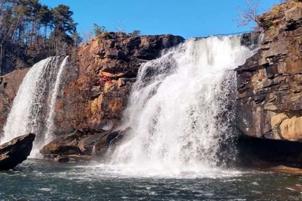 Impresionantes cascadas en Alabama