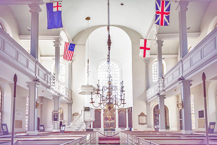 Old-North-Church-y-el-North-End-de-Boston Principales atracciones turísticas en Boston