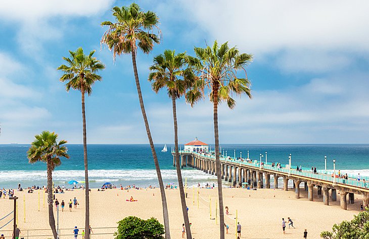 Playa-de-Manhattan Playas en Los Ángeles: arena, olas y estilo californiano
