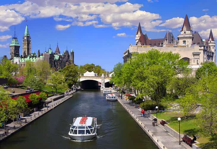 Sitio-historico-nacional-del-Canal-Rideau Principales atracciones turísticas en Ontario