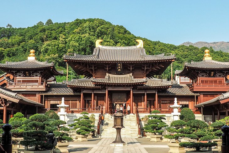 Convento-de-las-Monjas-Chi-Lin-y-Jardin-Nan-Lian Principales lugares para visitar en Hong Kong: atracciones que te enamorarán