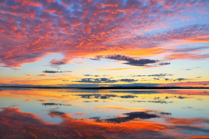 Lago-Inari Los mejores lugares para fotografiar en Finlandia