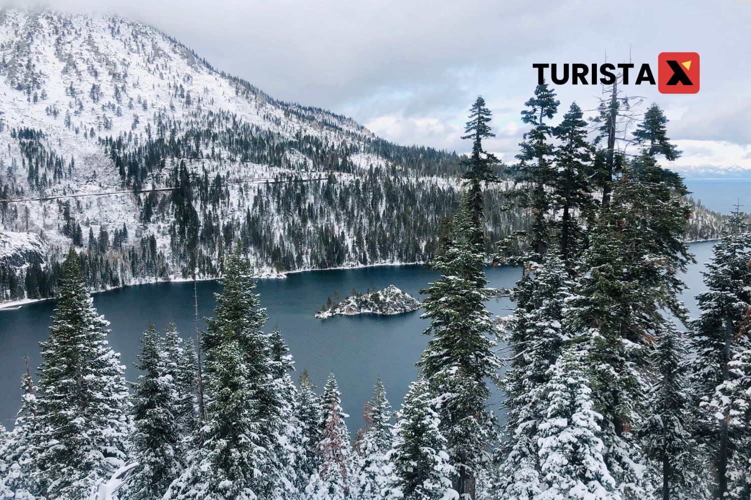 Lake-Tahoe-california 25 Mejores Destinos para una Navidad Blanca en USA