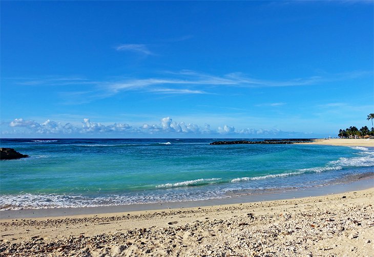 Playa-Puuloa Playas en Honolulu para familias, parejas y aventureros