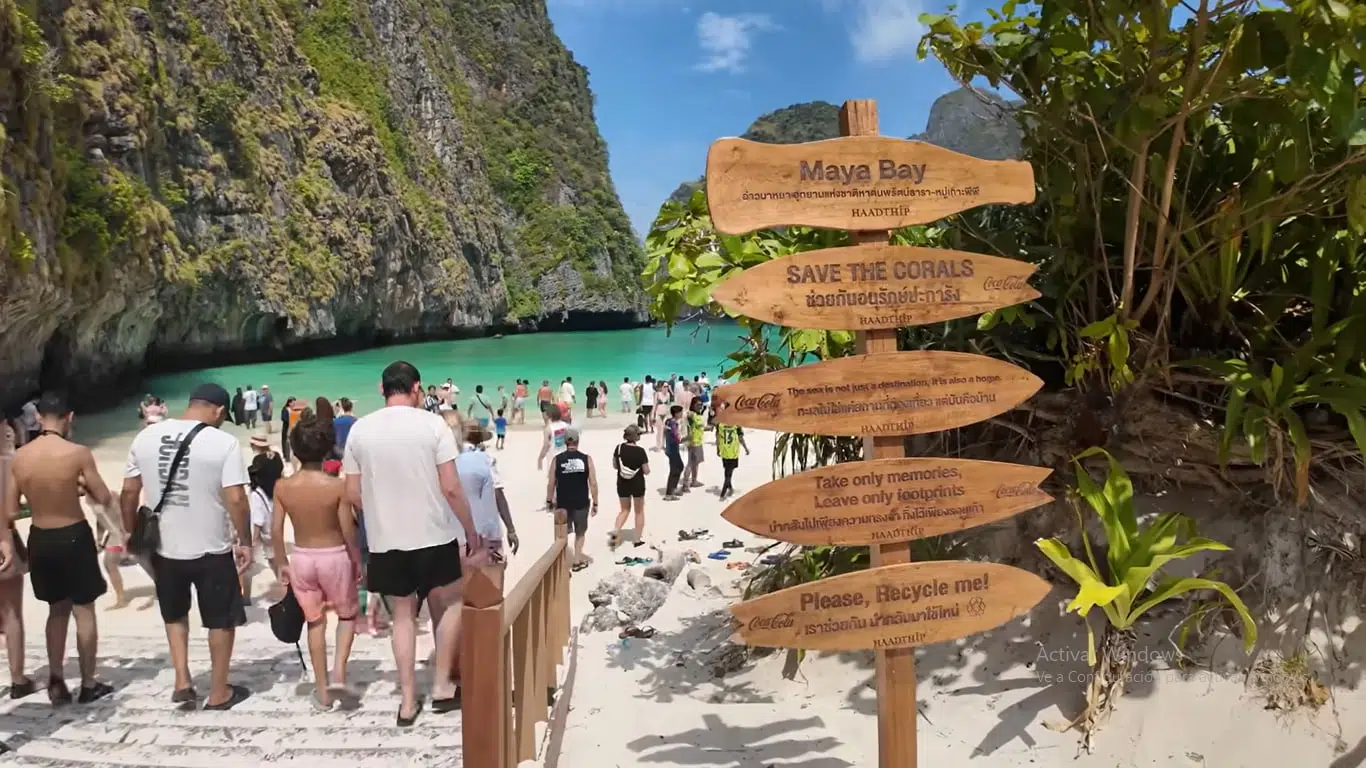 Realidad de Visitar Maya Bay playa más famosa de Tailandia